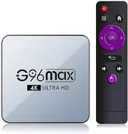 CHROX Android TV Box 12.0, Set Top Box 4GB RAM 128GB ROM RK3318 Quad-Core CPU Support Cast Screen Dual WiFi 5Ghz+2.4Ghz BT 4.0 H.265 3D 4K HD Smart TV Box,4gb+128gb