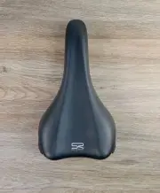 Selle Royal Bike Seat Mach 2 Black Leather New Condition