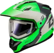 G-Max A41151167 GM-11S Ronin Helmet with Electric Shield XL Green/Gray