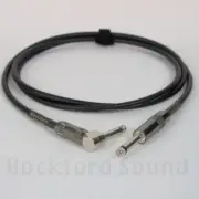Canare GS-6 High Clarity Nickel Guitar Cable, Straight to Right Angle