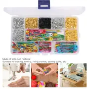 500Pcs Color Safety Pins Multi Specification Boxed Set Pin Tag Accessories