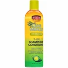 African Pride Olive Miracle 2-in-1 Shampoo & Conditioner Anti-Frizz 12 Oz 2 Pack