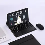 Jarttarn Touch Keyboard Case Compatible with Lenovo Tab M11 11 inch TB-330FU/TB-331FC Tablet 2023,Magnetic Cover with Keyboard & Bluetooth Mice (Black)