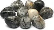 Tourmalinated Quartz Tumble Stone (20-25mm) - Single Stone