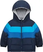 [Carter's] Boys' Sherpa-Lined Heavyweight Hooded Puffer Jacket