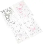 Self Adhesive Face Gems 4 Sheets Mini Crystals Charm Rhinestones for Makeup Nail Art