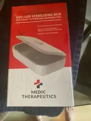 UVC/LED STERILIZING BOX WITH WIRELESS CHARGING PAD BY MEDIC THERAPEUTICS