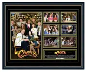 CHEERS TV SERIES TED DANSON SIGNED POSTER LIMITED EDITION FRAMED MEMORABILIA