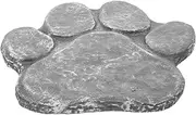 GALPADA Pet Dog Memorial Stone Courtyard Dog Tombstone Sculpture Durable Resin Design for Outdoor Indoor Use Paw Print Decoration for Pet Remembrance and Commemoration