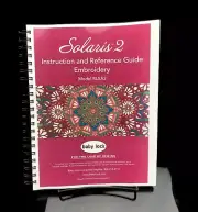 Baby Lock Solaris 2 BLSA2 Embroidery Instructions & Reference Guide COLOR Manual