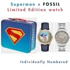Authentic Superman x Fossil Watch S-SHIELD METROPOLIS