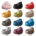 Bean Bag Cover Chair Couch Sofa Lazy Lounger Indoor For Adult Kid Bean Bag Cover