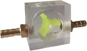 8mm Water Flow Indicator Flow Meter Practical Liquid Cool Water Cooling Liquid System for Laptop, Type D