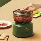Mud Meat Grinder Meat Grinder with Garlic Chopper Mini Food Processor for Easy
