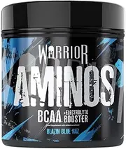 Warrior Supplements Aminos BCAA Powder, Blue Raspberry, 360 g