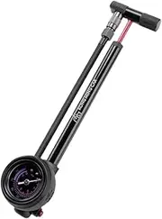 Dickly Bike Shock Pump Bike Tyre Pump Portable Bicycle Tire Inflator Lightweight Bike Pump with Pressure Gauge for Mountain Bike