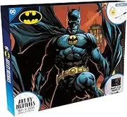AQUARIUS Batman Art by Numbers Painting Kit (16 x 20 Stretched Canvas) 24 Paints, 3 Paint Brushes, Ready to Hang, Officially Licensed DC Comics Collectible - 16x20 in