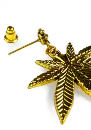 [Blunted Objects] Top Shelf Leaf Earrings
