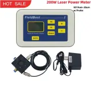 200W Laser Power Meter 0019um-20um Optical Power Meter USB Connection w/ Probe
