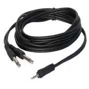 3.5mm to 1/4 Stereo Cable, 1/8" TRS Stereo to Dual 1/4 inch TS Mono Y-Splitter