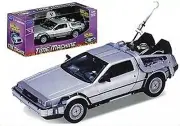 NEW Back to the Future 1 - 1:24 Scale Die-Cast DeLorean Car Model Time Machine