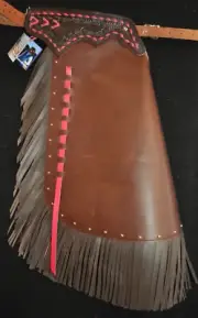 Quick Ship! Custom Made Leather Chinks/New Chaps/Made In USA