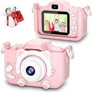 Kids Camera, 1080P Pro HD Digital Camera for Kids with Print Paper & 32GB TF Card, Funny Kids Toys for Birthday