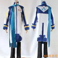 在飛比找Yahoo!奇摩拍賣優惠-【漫美】初音未來始音kaito cos服假髮V家大哥公式服動