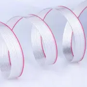 HiFi Audio Bulk Cord Silver Plated 6N OCC Ribbon Flat Speaker Cable Signal Cable