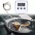 Electronic Thermometer Timer Food Meat Temperature Meter Gauge with Probe HOT