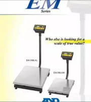A&D EM-60KAL Weighing Bench Scale 60kg x 20/10/5g , Large Pan, Brand NEW
