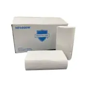 White Multi-Fold Paper Towels 9.05" x 9.05" 1 Ply 250/Pack 16 Packs/Cs 2 Cases