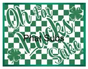 Sublimation Print St Patrick’s Day Lucks Sake Ready To Press Heat Transfer