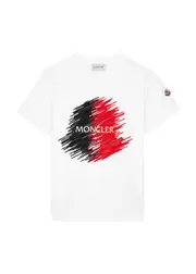 Moncler Kids Logo-print Cotton T-shirt (8-10 Years) - White - 10A (10 Years) 10A (10 years)