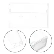 2 Pcs Audio Cassette Storage Cases Clear Plastic Music Cassette Tape Case Audio
