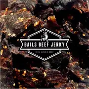 BAILS BEEF JERKY - SMOKY INFERNO — 1 KG —$120 —HOMEMADE- FREE POST