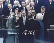 George H.W.Bush Autograph 41. President of The USA Bush Senior Autograph
