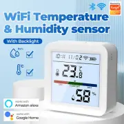 Intelligent Wifi Indoor Temperature And Humidity Monitor Sensor With LCD Display