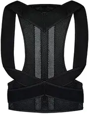Corrector Fully Back Brace Clavicle Support, Adjustable Straightener Lumbar Support for Spinal, Neck, Shoulder Men and Women