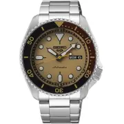 Seiko 5 Sports SRPK45K1 Automatic Milk Tea Beige Brown Exclusive Limited