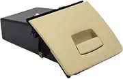 Shuogoufeng Store Driver Side Front Dashboard Tray Storage Compartment Glove Box Compatible With B*W Compatible With 5Series F10 F11 M5 520 525 528 530 2010-2016(Beige)