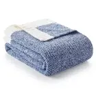 Blue Throw XL Blanket 50x70,Super Soft Throw-XL(50"x 70") Heather Royal Blue
