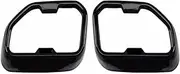 Exhaust Tail Pipe, For B&MW X3 X4 G01 G02 2022 2023 2 Pcs Car Stainless Tail Throat Exhaust Pipe Muffler Tip Cover Trims Accessories