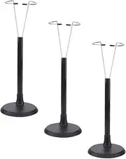 Toddmomy 3pcs Adjustable Doll Stand with Stable Base Lightweight Doll Display Holder for Organizing Easy to Use and Space Saving Storage