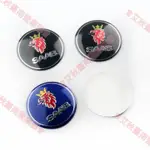 台南現貨♕汽車造型 4PCS 56MM 3D 金屬標誌輪胎方向盤中心輪轂蓋貼紙SAAB 9-3 9-5 93 95 90