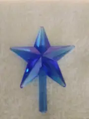 Blue Medium Classic Star for Ceramic Christmas Tree