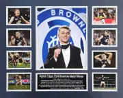 PATRICK CRIPPS 2024 BROWNLOW MEADALISTS PRINT AND MATT BOARD UNFRAMED