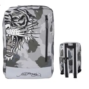 Ed Hardy Backpack CAMO Tiger_Ping老虎刺青街頭旅行後背包 -迷彩灰