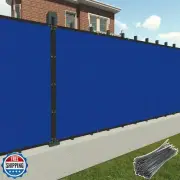 Patio Privacy Fence Screen 0 6' x 25' Outdoor Fence Cover Mesh Screen with Br