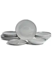 Earth & Clay Harmony 12pc Stoneware Dinnerware Set